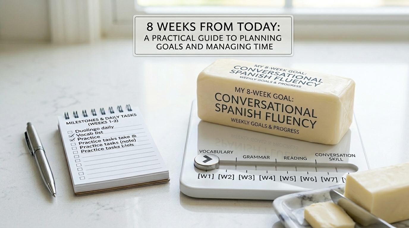 8 Weeks From Today: A Practical Guide to Planning Goals and Managing Time