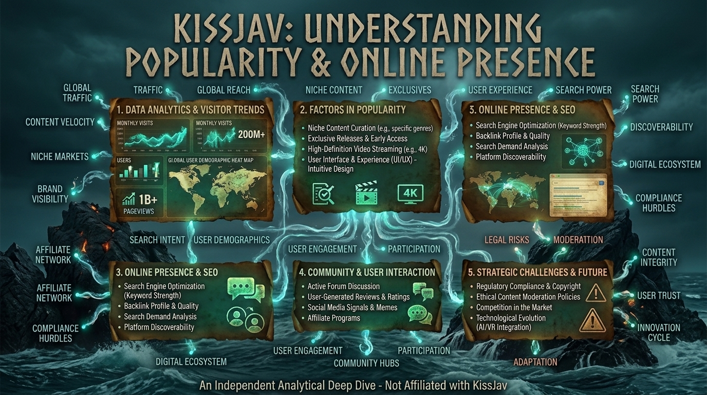 KissJav: Understanding the Popularity and Online Presence of the Platform