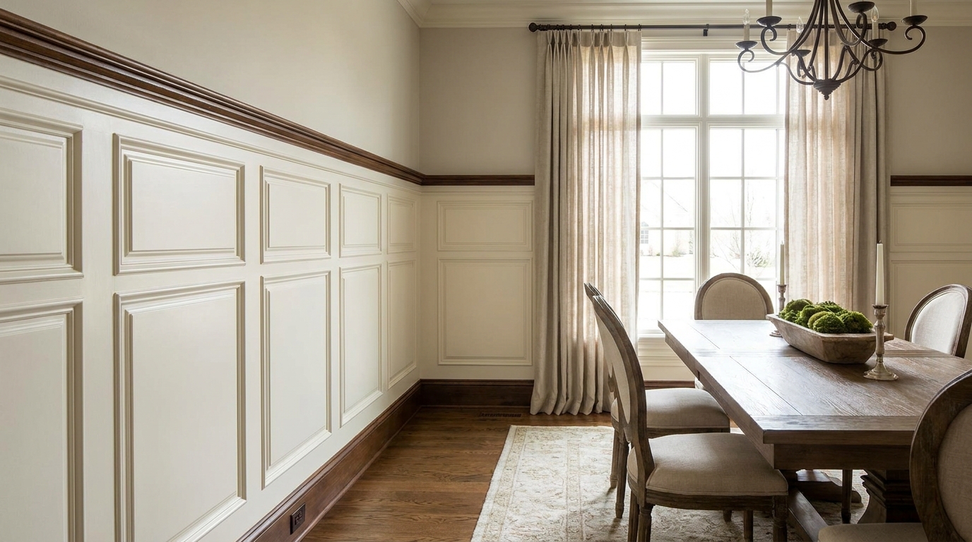 Wainscoting Panels: A Timeless Design Feature for Elegant Interior Spaces