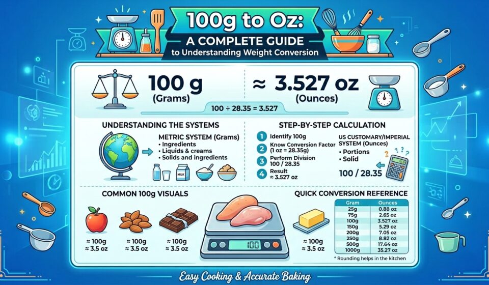 100g to oz