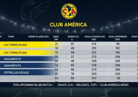 Club America Standings