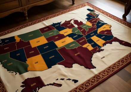 united states of america rug