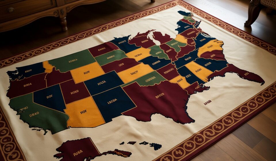united states of america rug