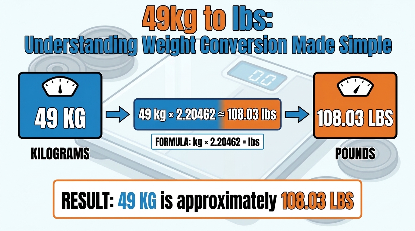 49kg to lbs: Understanding Weight Conversion Made Simple