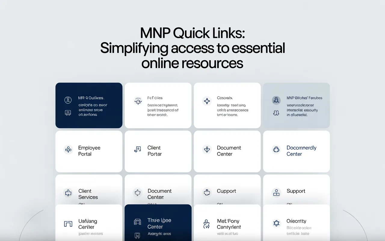 MNP Quick Links: Simplifying Access to Essential Online Resources