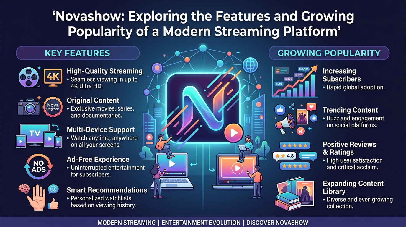 Novashow: Exploring the Features and Growing Popularity of a Modern Streaming Platform