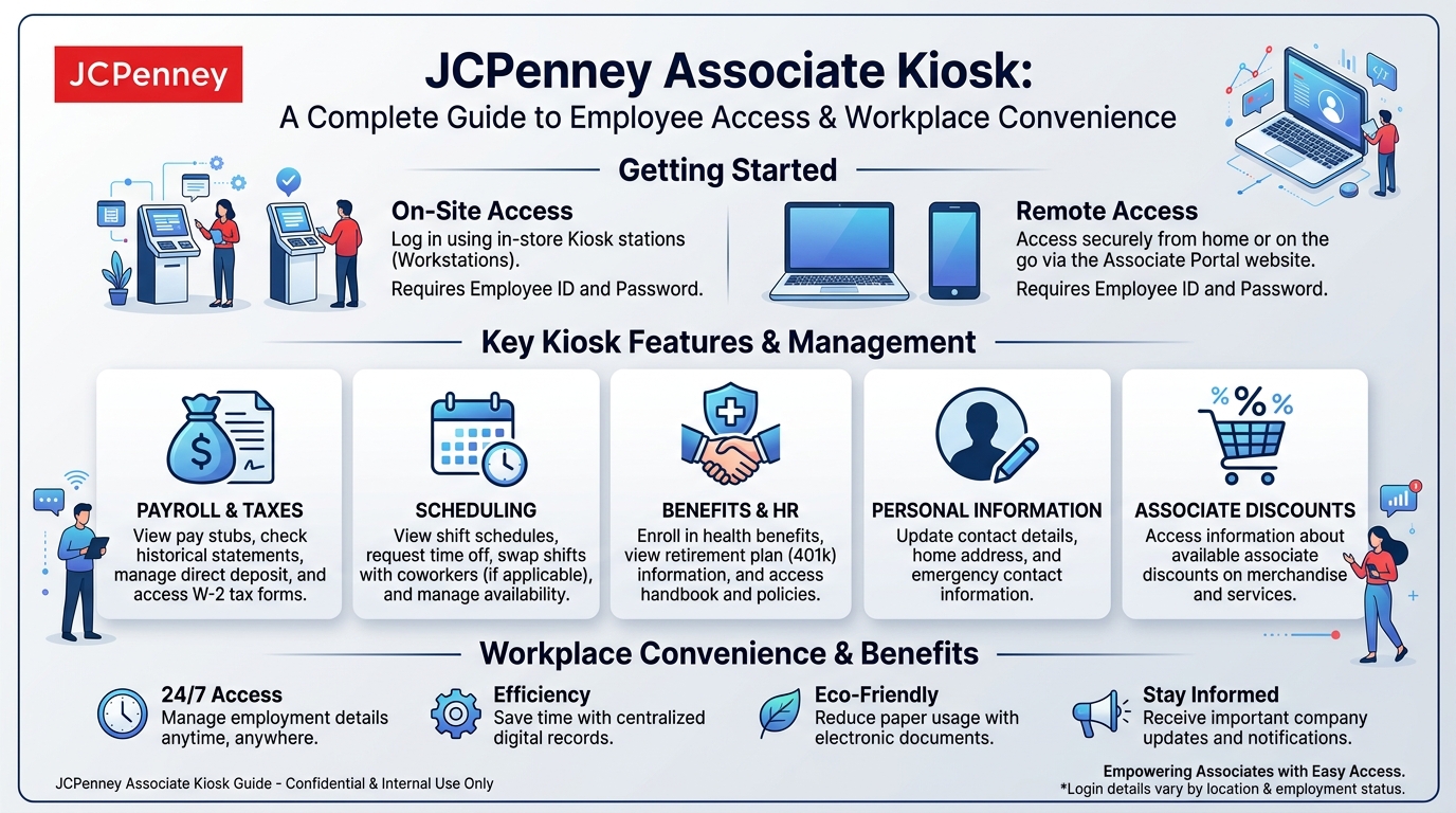 JCPenney Associate Kiosk: A Complete Guide to Employee Access and Workplace Convenience