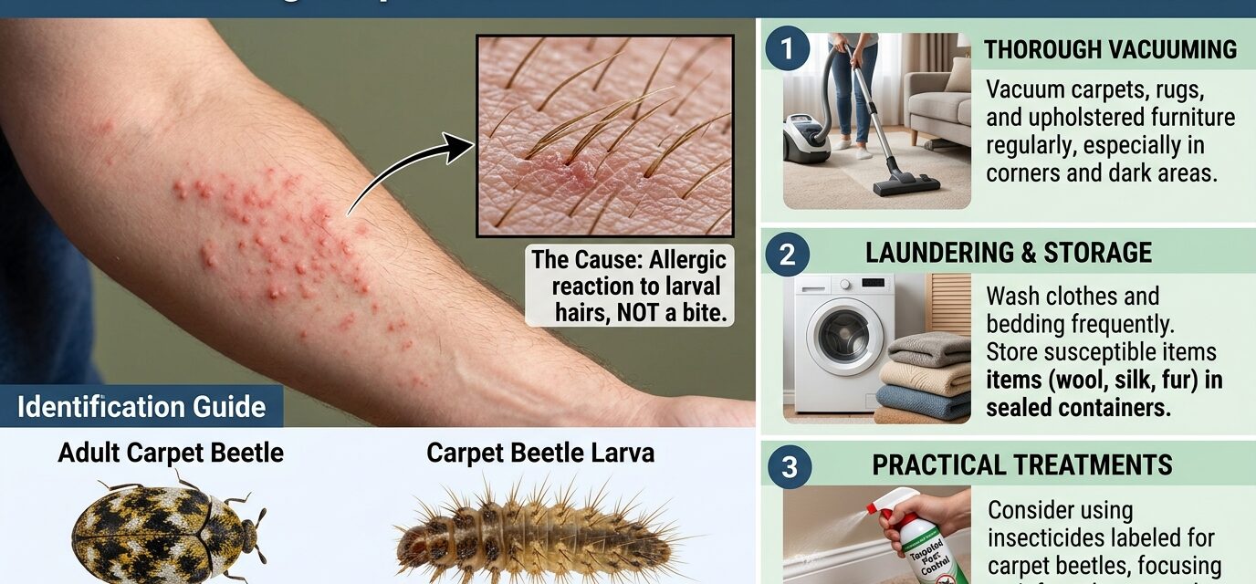 carpet beetle bites