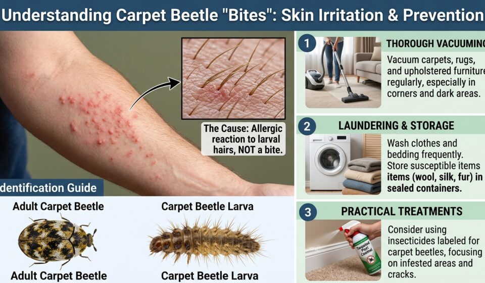 carpet beetle bites