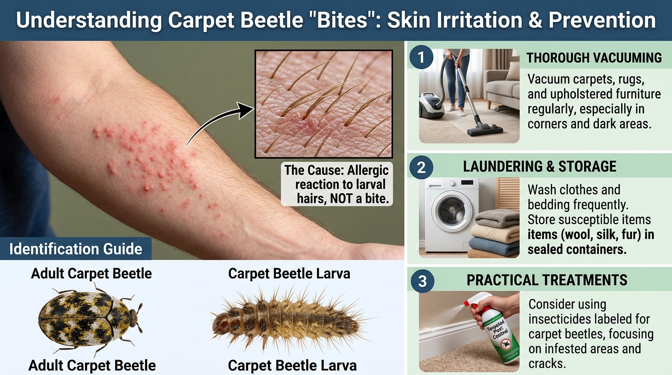 Carpet Beetle Bites: Understanding the Truth Behind Skin Irritation and Prevention
